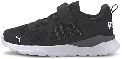 Puma Unisex Kids Anzarun Lite Ac+ Ps Sneakers, Puma Black-Puma White, 35 EU