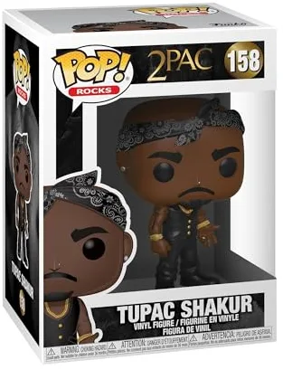 Funko Pop! Rocks Tupac - Figura de Vinilo Coleccionable - Idea de Regalo- Mercancia Oficial - Juguetes para Niños y Adultos - Music Fans - Muñeco para Coleccionistas y Exposición