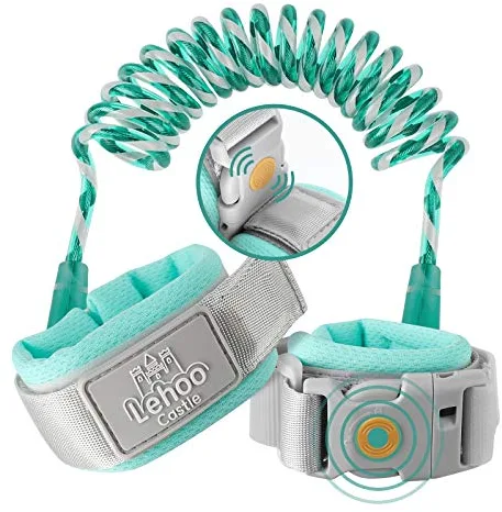 Lehoo Castle Correa para Niños Antiperdida, Arnés de Seguridad para Niños con Bloqueo de Inducción, Correa de Seguridad para Niños, Anti muñeca perdida enlace para niños