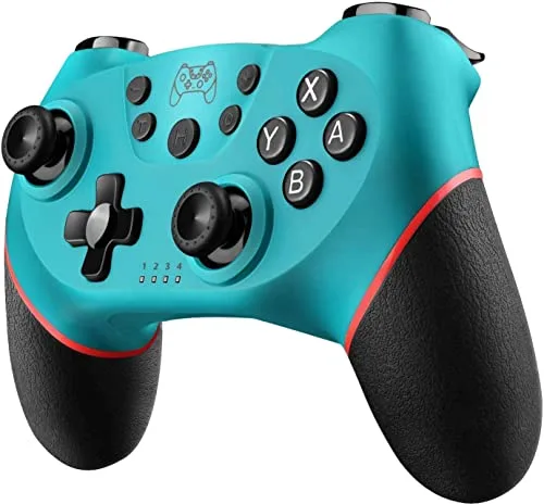 UPGRADE Mando para Switch, Mandos Switch Inalambricos para S-witch/S-witch 2/Lite/OLED con Wake Up, Mando Pro Controller Mando pc con Gyro Axis/Dual Shock/Función Turbo y Captura de pantalla