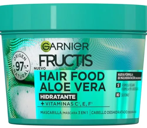 Garnier Fructis Hair Food Mascarilla Capilar Aloe, 400ml
