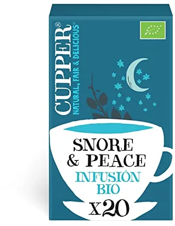 Cupper Infusión Ecológica Snore&Peace, 20 Bolsitas