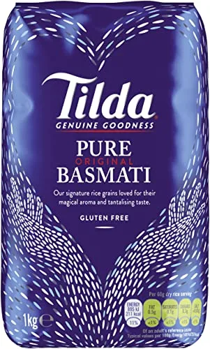 TILDA, Arroz Basmati, 1 X 1 KG, Multipack