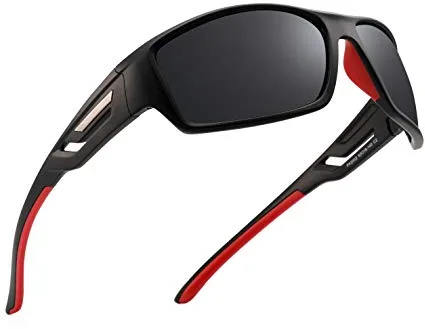 PUKCLAR Gafas de Sol Polarizadas Hombre UV404 Protección Total | Cristales Espejo Anti-Reflejantes | Montura Ligera y Flexible Schockflex | Diseño Moderno Unisex para Conducir, Pescar