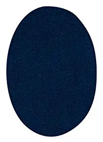 Rodilleras para chándal | Parches termoadhesivos para Reparar Ropa Deportiva. 6 Coderas o Rodilleras de 13,9 x 9,3 cms. (Azul Marino)
