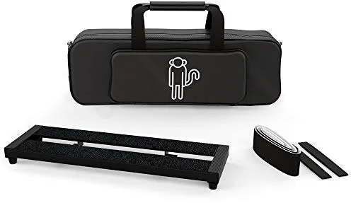 MONKEY LOOP Spider 50S - Pedalera Universal para Pedales de Guitarra y Efectos - Ajuste de Altura e Inclinación - Soporte de Pedales de Guitarra Espacioso y Estable - Bolsa de Transporte Incluida