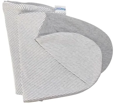 DOOMOO Cojín de Embarazo & Lactancia Buddy, Classic Grey