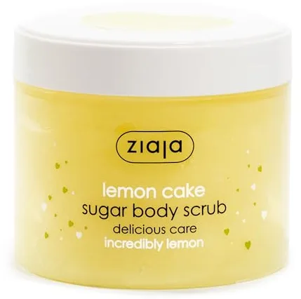 Ziaja Lemon Cake Exfoliante Corporal De Azúcar, color Amarillo, 300 ml