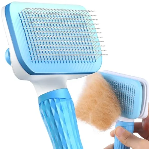 ACE2ACE Cepillo Para Perros Gatos, Cepillos Para Mascotas de Pelo Largo y Corto, Adecuado Para la Depilación de Perros Grandes, Medianas y Pequeñas, Depilación de Mascotas Con un Clic