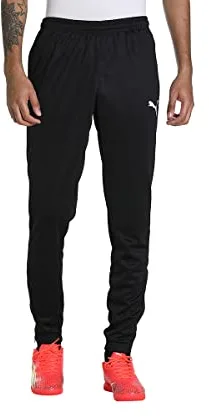 PUMA Teamrise Poly Training Pants, Pantalones de Jogging, Negro (PUMA Black-PUMA White), M EU