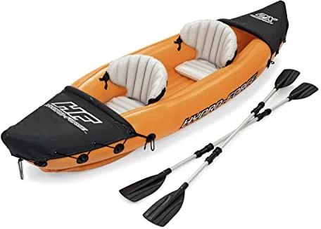 BESTWAY - Kayak Hinchable Hydro-Force Lite-Rapid 321 x 88 x 42 cm 2 Personas con Remos