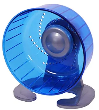 Rosewood Pico - Rueda de Ejercicio para hámsters con Soporte, Color Azul