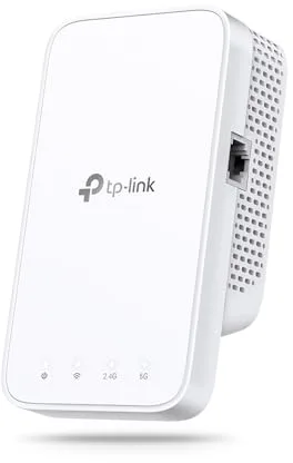 TP-Link RE330 WiFi Repeater, AC1200 Amplifier, Extender up to 120 m2, Powerful Repeater with Ethernet Port, EasyMesh, Compatible with All Internet Boxes