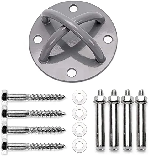 Soporte Anclaje de Techo,Soporte de Pared de Suspensión Anclaje de Pared Soporte de Techo Suspensión Techo Fijación De Suspensión de Anclaje de Techo Soporte Trx Ganchos de Techo Para Yoga,Hamacas