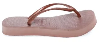 Havaianas - Slim Flatform, Chanclas Elegantes, Duraderas y Versátiles, con Plataforma de 2,5 cm, Tiras Finas, Mujer