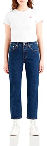 Levi's 501 Crop Vaqueros, Salsa Stonewash, 29W / 26L Mujer