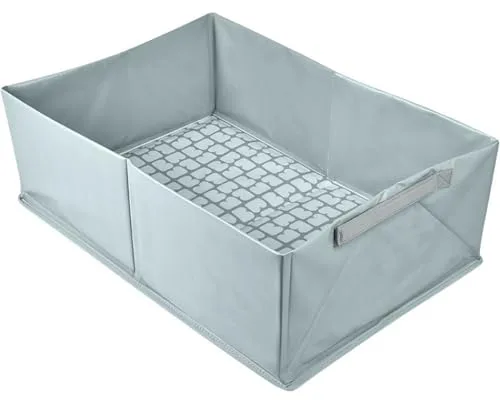 BÉABA, bañera plegable para bebés, ultra compacta, elegante y moderna, práctico almacenamiento, espacio mínimo, fácil de usar, bañera plegable Camele'o, azul, compatible con Béaba Transmitido