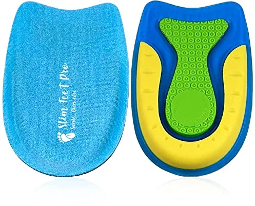 Talonera, de silicona, de gel ortopédico, de aumento, tamaño L, para proteger del dolor el talón y aliviar el espolón calcáneo, fascitis plantar y tendinitis