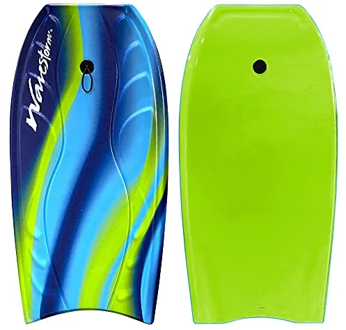 Wavestorm Bodyboard de Espuma de 40 Pulgadas,Bodyboards recreativos Principiantes Todos los Niveles de Surf,para Lake Pool Beach,Rigidez construida para conducción de Olas de Rendimiento (GRN)