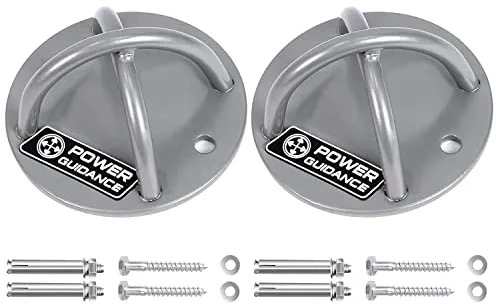 POWER GUIDANCE Anclaje de Techo - Soporte de Montaje en Pared para Correas de suspensión, Anillos de Gimnasia, Columpios y Hamaca de Yoga, Banda de Resistencia, Cuerda de Batalla