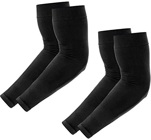 Newbyinn mangas para brazos Mujer Hombre, Manguitos running ciclismo voleibol bicicleta, Manguitos de compresión de Protección UV Protectora Solar