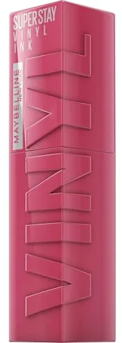 Maybelline New York Superstay Vinyl Ink, Pintalabios Efecto Vinilo, Vinilo Fijo, Larga Duración, Tono 20 Coy
