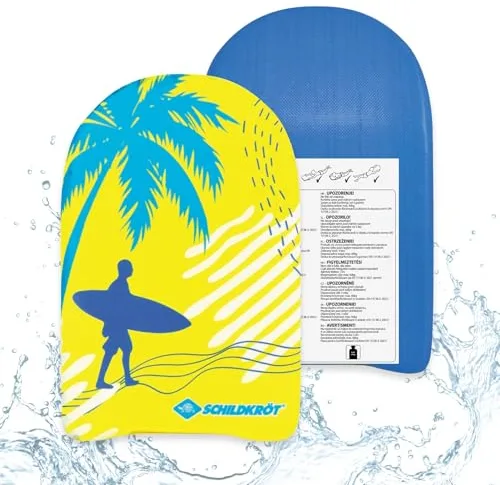 Schildkröt Tabla de Bodyboard Tamaño S, con Cubierta de Nailon y Núcleo de Espuma EPS, 49 x 32 cm, Peso Máximo: 60 kg, 970322