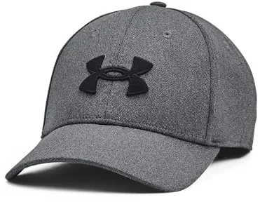 Under Armour Men's Ua Blitzing Caps, Grey Black, S-M Hombre