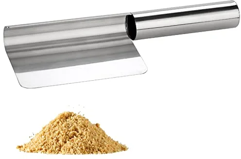 Recoge Migas Acero Inoxidable, Recogemigas de Mesa, Recogedor de Polvo o Migas de Pan - Plateado