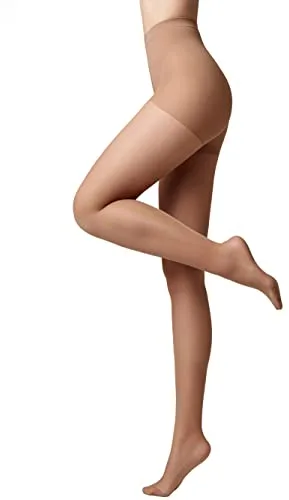 Conte elegant Pantys de Mujer para pieles sensibles con vitamina E - Efecto moldeador Pantys de Mujer lisos - Smooth ACTIVE SOFT 20 Lycra 20 Color tamaño natural 2