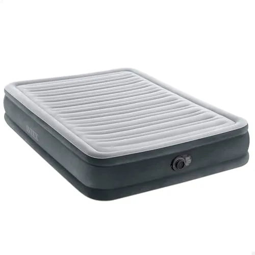 Intex 67768 Dura-Beam Deluxe Comfort-Plush Colchón Hinchable, 137 x 191 x 33 cm
