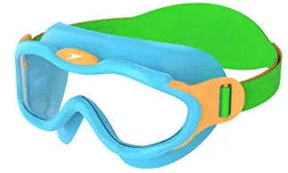 Speedo Gafas de natación tipo máscara Biofuse Sea Squad | Protección UV | Antivaho | Ajuste regulable | Colores llamativos