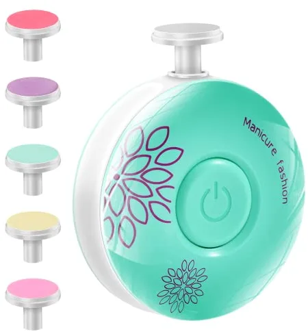 Brencco Lima Electrica Uñas Bebe Con 6 Puntas Intercambiables Poco Ruido