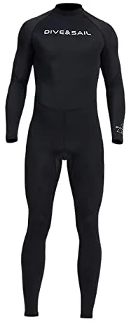 LOVIVER Traje de Neopreno Súper Elástico para Hombres Y Mujeres, Traje de Buceo de Una Pieza de Cuerpo Completo con Cremallera en La Espalda, para Esnórquel, M