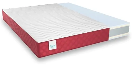 NALUI - Colchón Viscoelástico Reversible Gredos 160x190cm con Sistema VISCONFORT, Tejido Strech y Tejido 3D Transpirable. Altura: ±21cm | Firmeza Medio-Alta | Adaptable | Fabricado en España