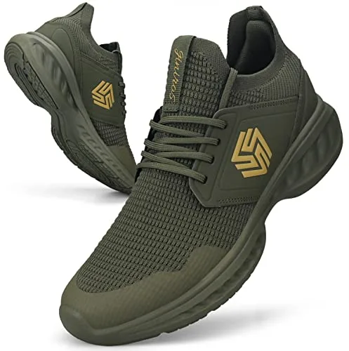 Giniros Zapatillas Running Hombre Zapatos Deporte Correr Jogging Caminar Bambas Deportivas Hombre Casual Sneakers Gimnasio Fitness Gym Atlético Trekking Tenis Asfalto Ligeros Transpirables Trabajo