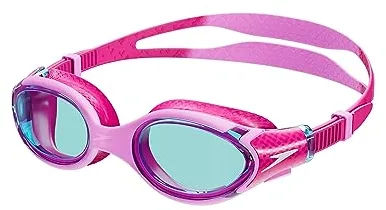 Speedo Niños unisex Gafas de natación Biofuse 2.0 | Ajuste fácil patentado | Antivaho | Sin goteos | Ajuste optimizado | Más comodidad Flamingo Pink/Electric Pink/Blue One Size