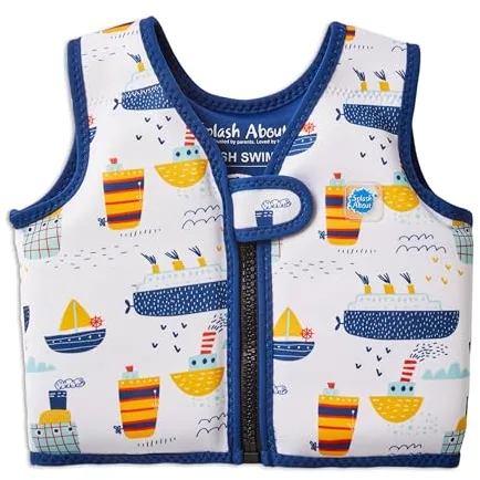 Splash About Go Splash Chaleco de natación, Tug Boats, 1-2 años