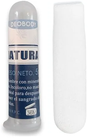 Lapiz Cortasangre, Hemostático Y Astringente. Pack (12 unidades de 5Gr C/U) Ideal Post Afeitado O Para Cualquier Corte Superficial. Alivia Picason De Mosquitos. 100% Piedra De Alumbre Natural.