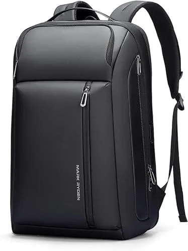 MARK RYDEN - Mochila para laptop de negocios de 15.6 pulgadas, mochila de viaje expandible de 25 a 35 litros, mochila de viaje de gran capacidad, resistente al agua, mochila de cabina de 45 x 35 x 20