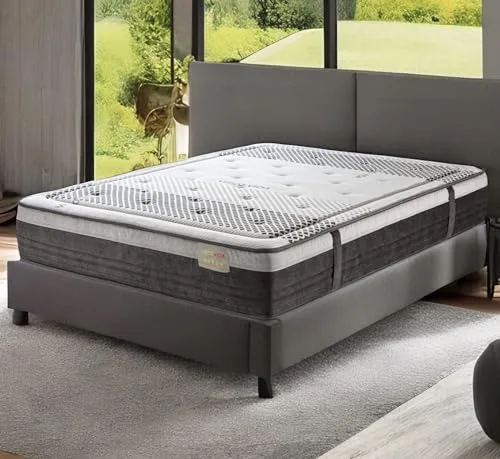 T-ORMU COLCHONES 135X190 VISCOELASTICOS Premium Firme – Colchón 135X190 Viscoelástico Firmeza Alta ± 29 CM Altura – Matrimonio – Traspirable Antialérgico Confortable Ergonómico Oeko-Tex