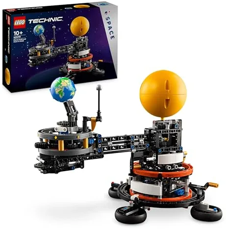 LEGO Technic Planeta Tierra y Luna en Órbita Juguete de Astronomía y Sistema Solar, Regalo del Espacio para Niños y Niñas de 10 Años o Más, Juego Educativo de Planetas 42179