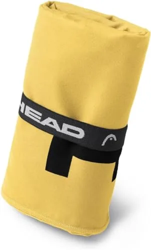HEAD Active - Toalla Microfibra con Elástico, Toalla Baño Ideal como Toalla Gimnasio Hombre Mujer 40x60 Suave Ligera Secado Rápido, Toallas Baño Absorbente Ahora Espacio, Toallas Lavabo y Gym Multiuso