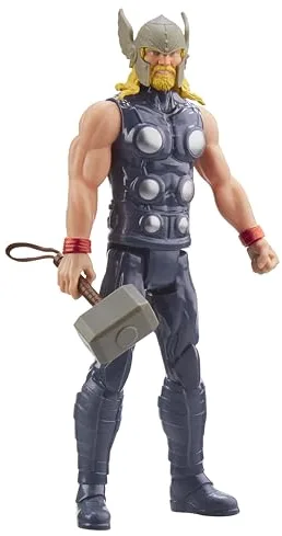 Marvel Avengers - Titan Hero Series - Figura de Acción de Thor de 30 cm para el Juego de rol de Superhéroes, Juguetes Avengers Héroes de Acción, Niños y Niñas de 4 Años o Más
