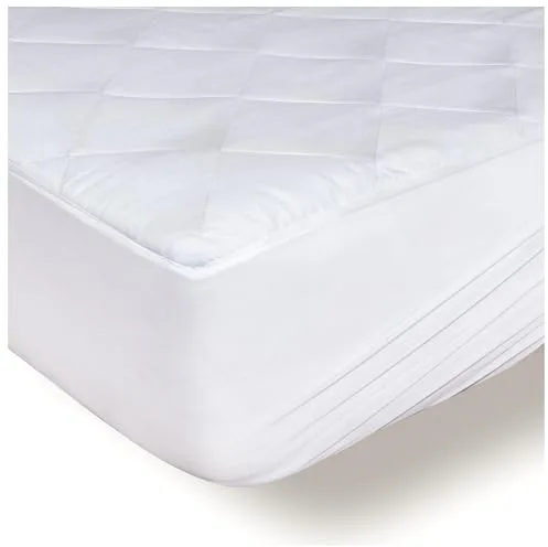 Dreamzie Cubre colchon 135x190 /200 Acolchado - Solapa de hasta 40 cm con Goma Elástica en el Contorno - Protector colchon 135x190 /200 - Oeko Tex y Transpirable - No Impermeable