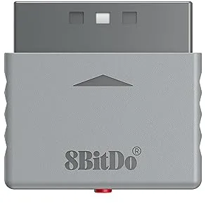 8Bitdo Receptor Bluetooth Retro para Consola PS1 PS2 y Windows, Compatible con Mando de Xbox Series, Xbox One, Switch Pro y Mando de PS5/PS4