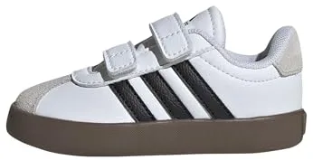 adidas Unisex niños VL Court 3.0 Shoes Infants, Cloud White/Core Black/Grey One, 25 EU