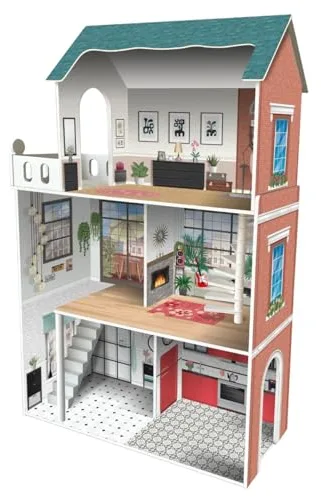 Casa De Madera 3 Pisos 913D00181 Deqube