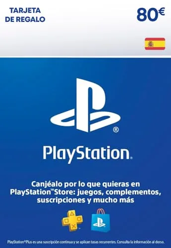 80€ PlayStation Store Tarjeta Regalo para PlayStation Plus | Cuenta española [Código por correo]