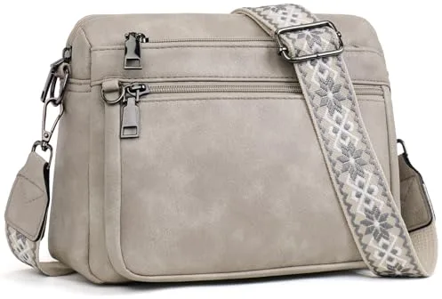 MUIIKOLA Bolso de Mano para Mujer Mediano con Correa Ancha Suave